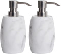 Clasin Home Resin Soap Dispenser Set 2, Refillable Hand Soap Dispenser by ClasinHome