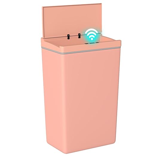BestOffice 13 Gallon Trash Can Automatic Kitchen Trash Can Touch Free by BestOffice