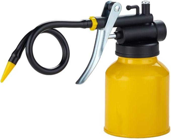 Hand Pump Oiler Can Professional Level 8 oz. Capacity Pump Oiler - Image 4