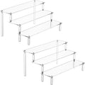 HENABLE 2PCS Large Acrylic Display Risers, Perfume Stand Organizer, Tabletop Use by HENABLE