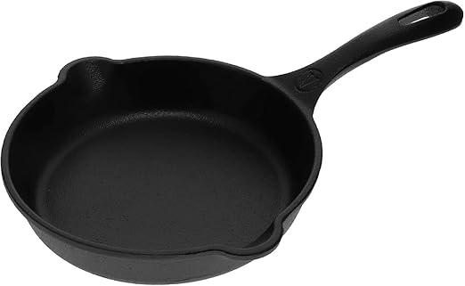 Victoria 6.5-Inch Cast Iron Skillet, Pre-Seasoned Cast-Iron Frying Pan by VictoriaCastIron
