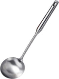 Soup Ladle, Metal 316 Stainless Steel Kitchen Ladles Spoon, Large Cooking Ladel by EJOEXQU
