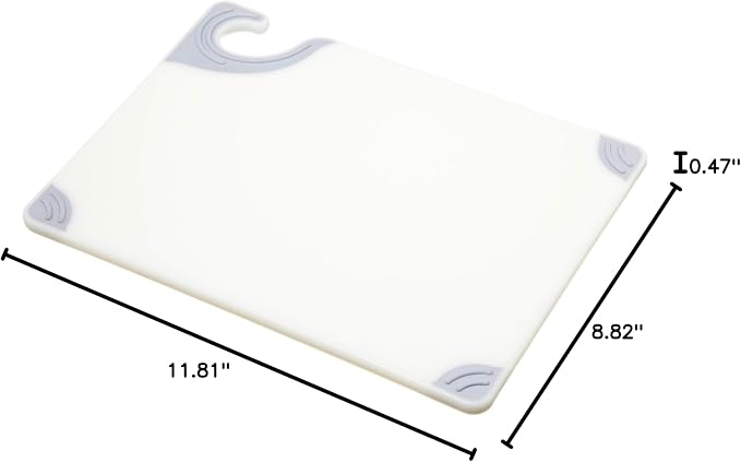 San Jamar Saf-T-Grip Plastic Cutting Board - Image 6