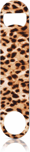 Leopard Pattern Stainless Steel Bottle Opener Cheetah Animal Print Beautiful by TASDANA
