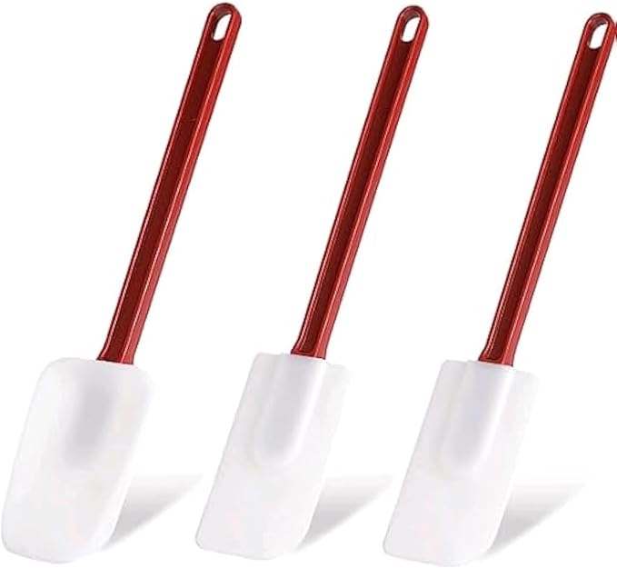Kitchy Silicone Rubber Spatula and Spoon Set by Heffiso+Silicone+Utensils