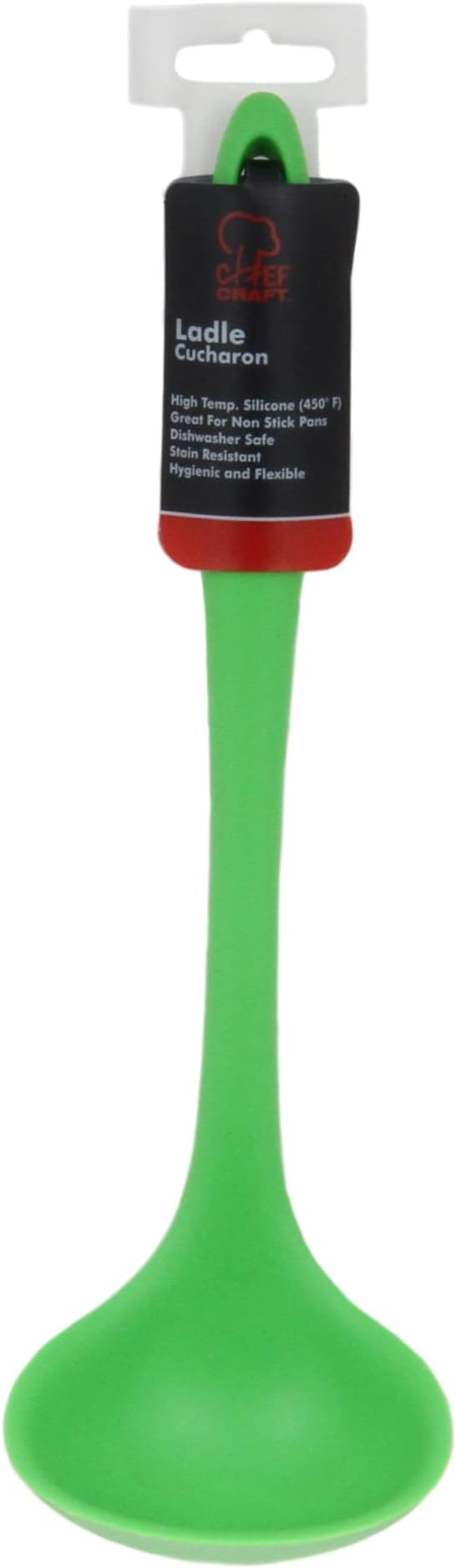 Chef Craft Premium Silicone Cooking Ladle, 11.25 inch - Image 2