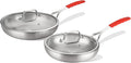 DELARLO Tri-ply Stainless Steel Frying Pan Set by DELARLOCOOKWARE