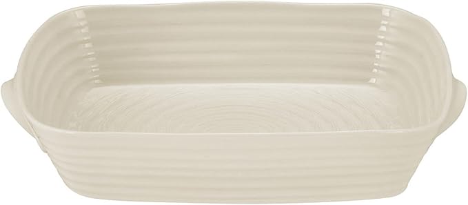 Portmeirion Sophie Conran Pebble Large Rectangular Handled Roasting Dish by Portmeirion