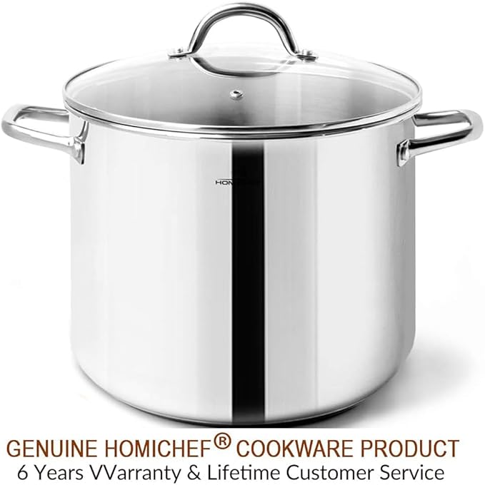HOMICHEF 10 Quart Stock Pot - Image 7