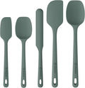 ChefAide 5 Pieces Silicone Spatula Set, Food Grade Rubber Spatula, Upgrade by ChefAide