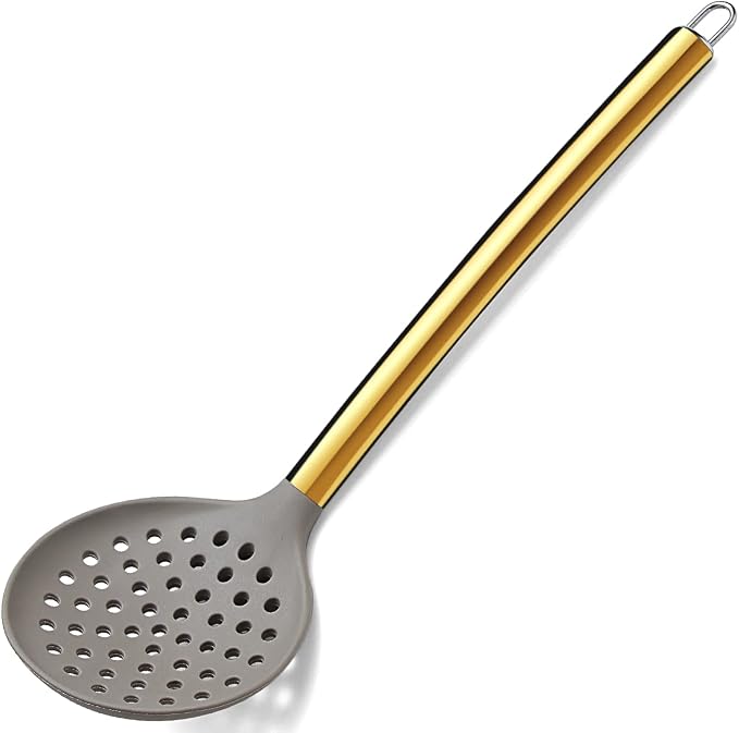 Gold Skimmer, Berglander Non-stick Silicone Strainer by Berglander