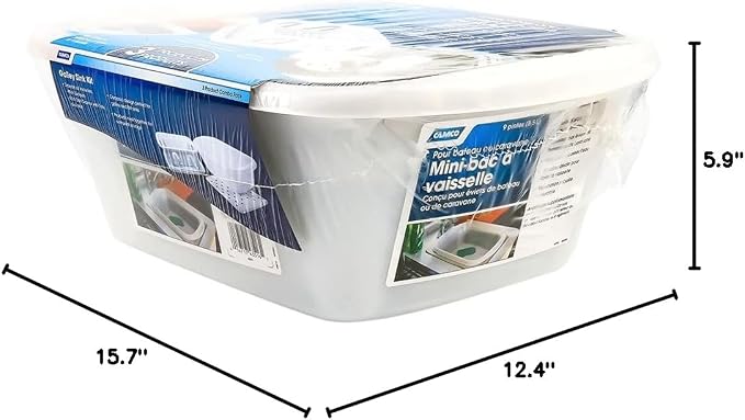Camco 43517 White Sink Kit - Image 6