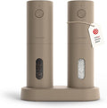 LARS NYSØM Electric Salt and Pepper Grinder Set, USB Rechargeable, Automatic by LN