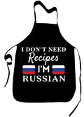 I Don't Need Recipes Novelty Chef Kitchen BBQ Apron Barber Chef Bib BBQ Kitchen by FaceYee