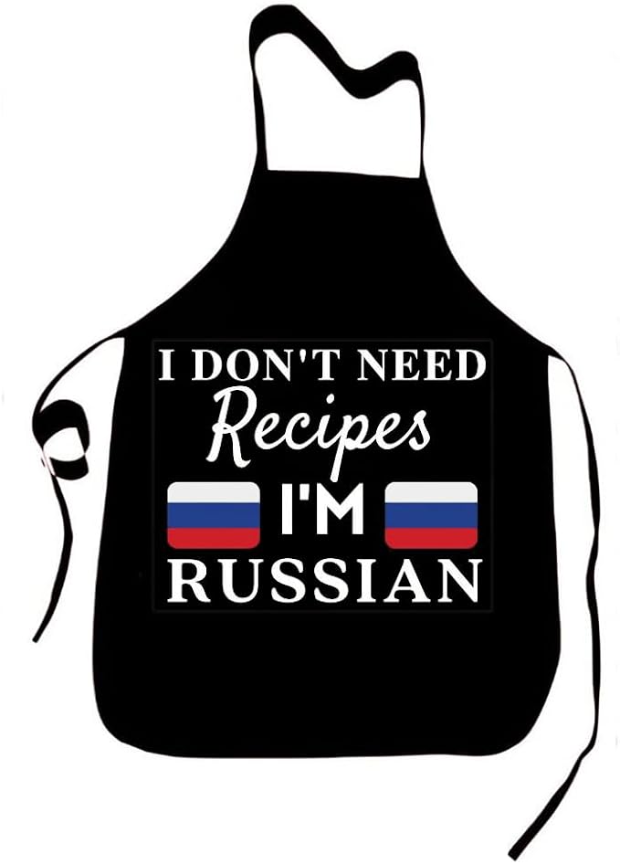 I Don't Need Recipes Novelty Chef Kitchen BBQ Apron Barber Chef Bib BBQ Kitchen by FaceYee
