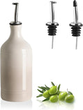 Sweejar Ceramic Olive Oil Dispenser Bottle, Opaque Oil Cruet Protects to Reduce by Sweejarco1949
