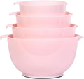 BoxedHome Nesting Plastic Mixing Bowl Set, 4 Piece Mixing Bowl Set by BoxedHomeProducts