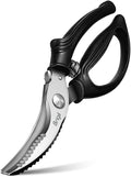 Brigii Kitchen Shears, Stainless Steel Heavy Duty Poultry Shears, and Vegetables by Brigii