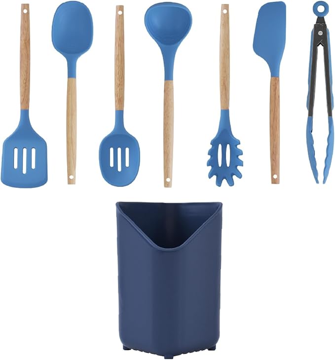 Glad Silicone Kitchen Utensils Set, and Spaghetti Server - Image 3