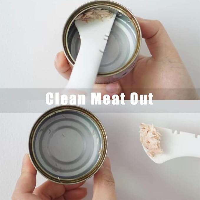 Meow&Woof Cat Food Can Lid and Spoon, BPA Free Silicone Cover - Image 4