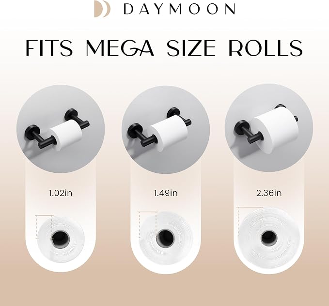 Day Moon™ - Toilet Paper Holder - Modern Roll Holder - Image 6
