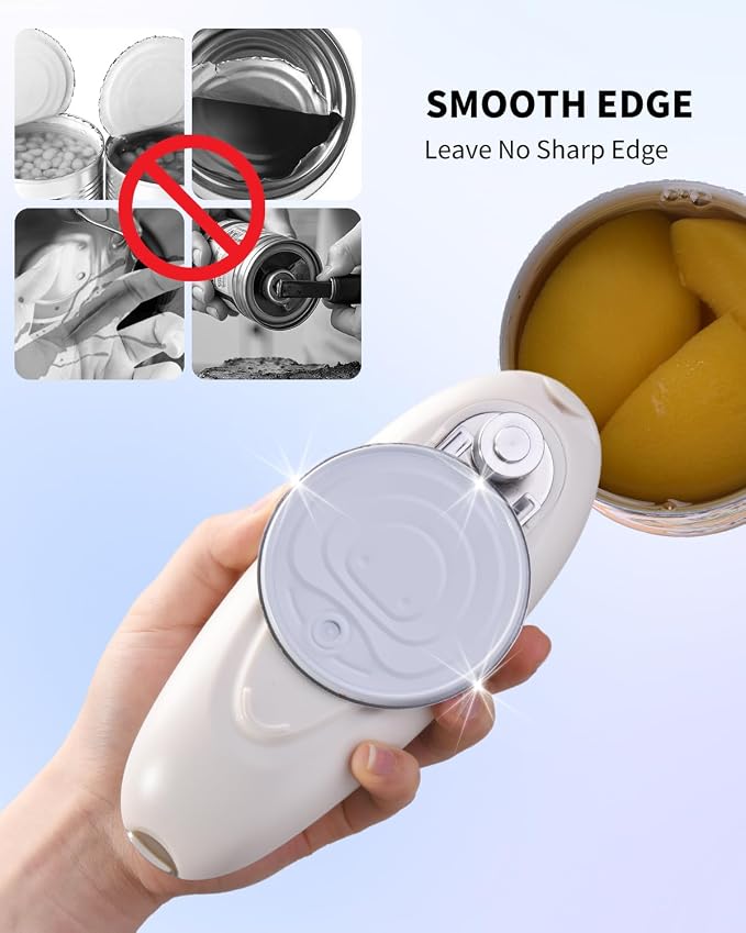 CIRCLE JOY Electric Can Opener, One-Touch Automatic Can Opening - Image 6