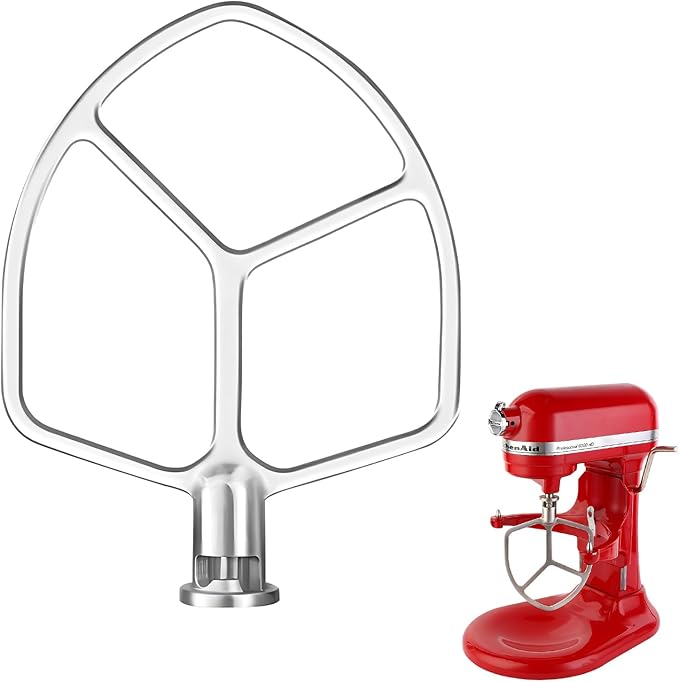 Stainless Steel Flat Beater Attachment Compatible by XINBOOGQ