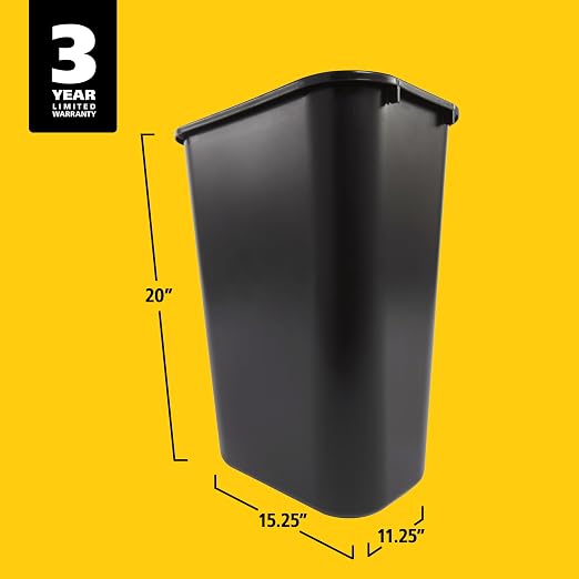 Rubbermaid Commercial Wastebasket Trash Container, 41QT/10.25 GAL, Stackable - Image 5