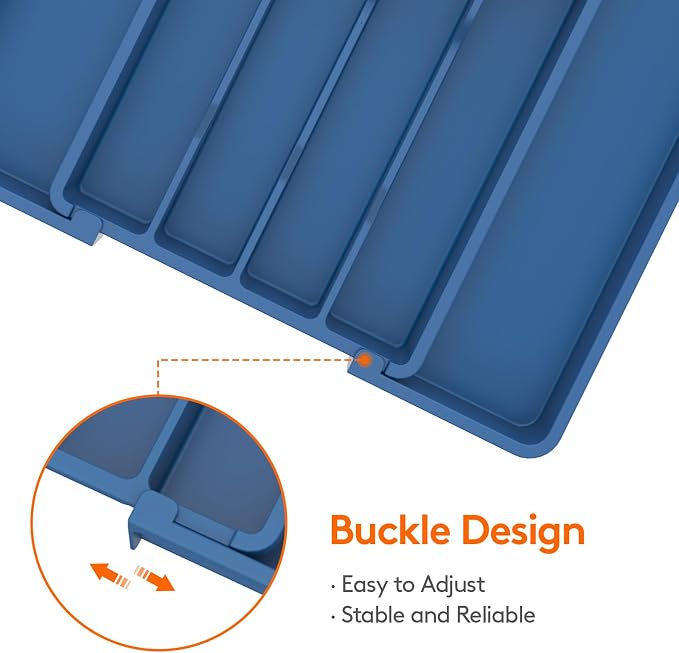Lifewit Silverware Drawer Organizer, Expandable Utensil Tray - Image 5