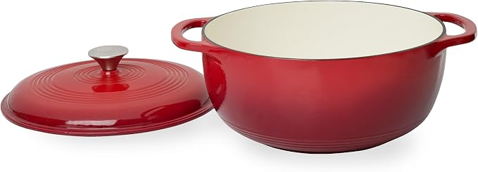 Mercer Culinary Enameled Cast Iron Round Dutch Oven, 6 qt. - Image 2