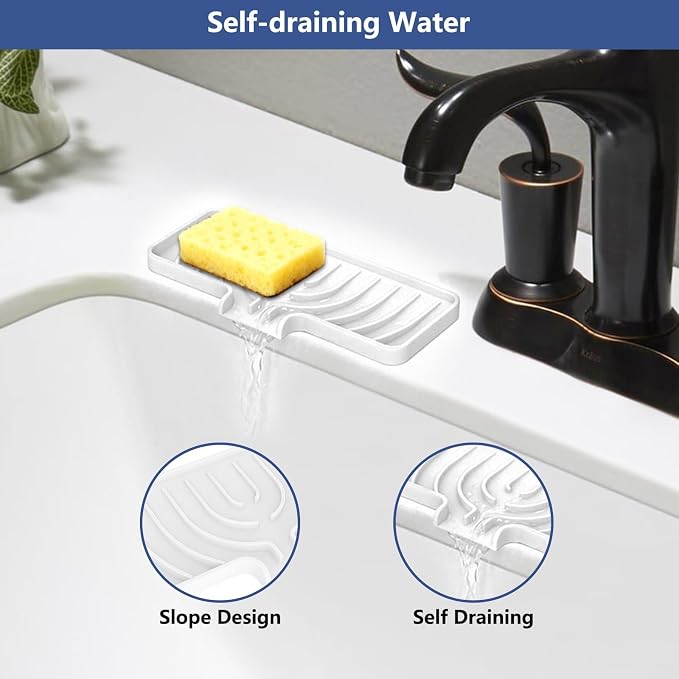 Silicone Sponge Holder for Kitchen Sink - Image 3