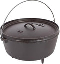 Lodge 5 Quart Pre-Seasoned Cast Iron Camp Dutch Oven by Lodge
