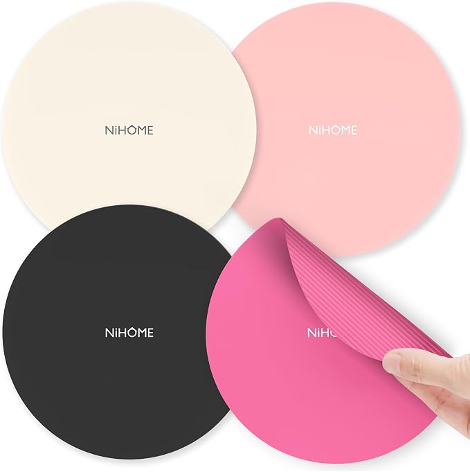 NIHOME Silicone Jar Opener – 6 Inch Large Anti-Slip Grip Pads, Premium 100% by NiHome