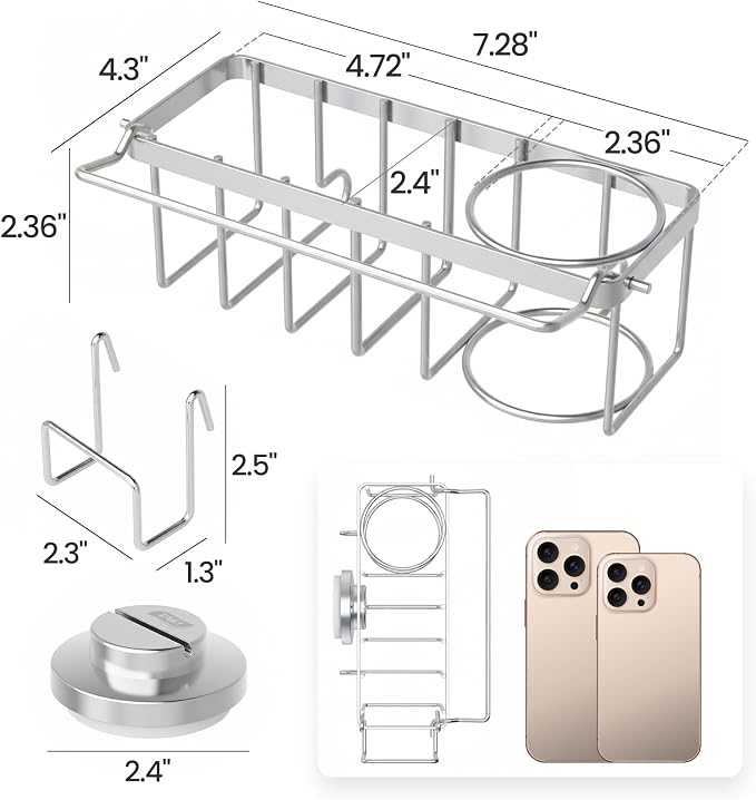 TAILI 4-in-1 Sponge Holder for Kitchen Sink - Image 3