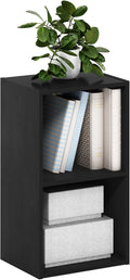 Furinno PASIR Book Shelf, 2-Tier Modern Bookshelf, Open Shelves Bookcase 9 x 12 by Furinno-FitsYourSpaceFitsYourBudget