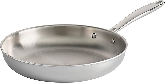 Tramontina Signature Tri-Ply Clad Stainless Steel 10-Inch Frying Pan, by Tramontina