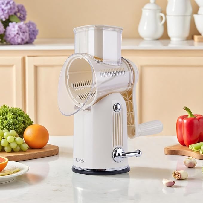 5-in-1 Rotary Cheese Grater Vegetable Slicer - Image 2