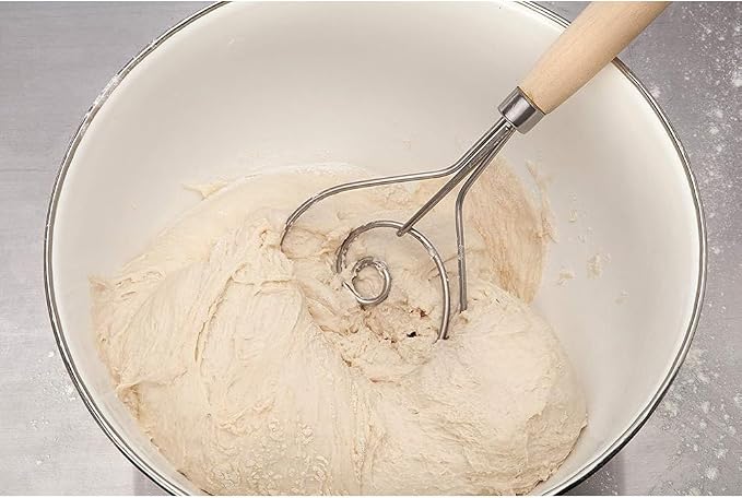 Mrs. Anderson's Baking Dough Whisk, Single-Loop, 12 Inch, 18/8 Stainless Steel - Image 4