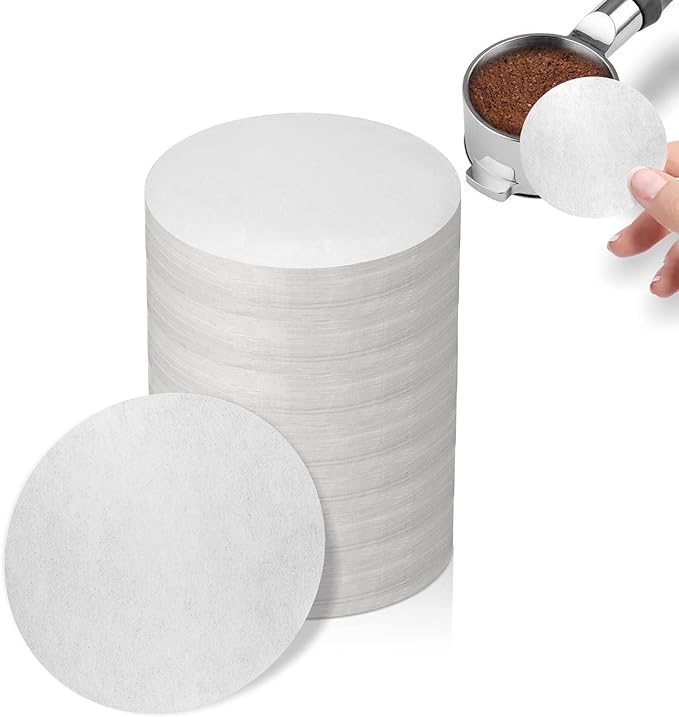 1000 Pcs Coffee Paper Filter for Espresso Coffee Maker, 51 mm Unbleached by brikinte