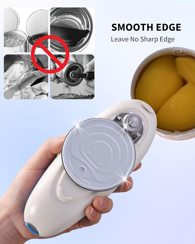 CIRCLE JOY Electric Can Opener, One-Touch Automatic Can Opening - Image 5