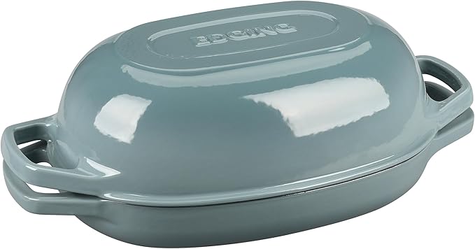 EDGING CASTING Enameled Cast Iron Oval Dutch Oven Pot - Image 8