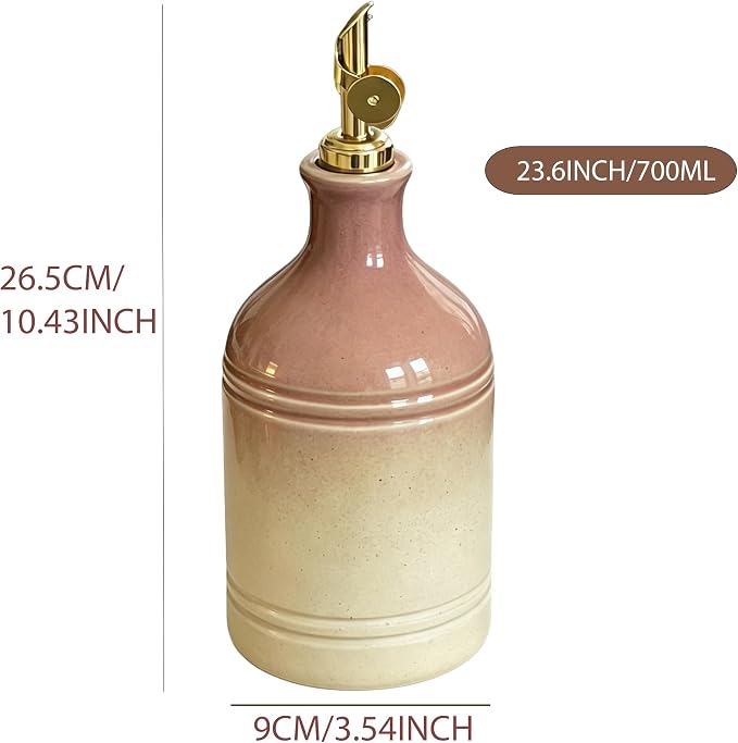Ceramic Olive Oil Dispenser Bottle - Image 3