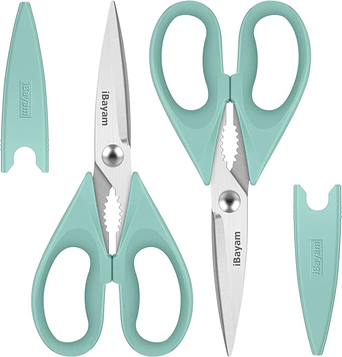 Kitchen Shears, iBayam Kitchen Scissors Heavy Duty Meat Scissors Poultry Shears by iBayamDirect