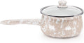 Golden Rabbit Enamelware Sauce Pan by GoldenRabbitEnamelware