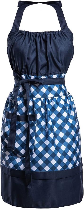 Lovely Flower Pattern Retro Aprons by AlexVirtue