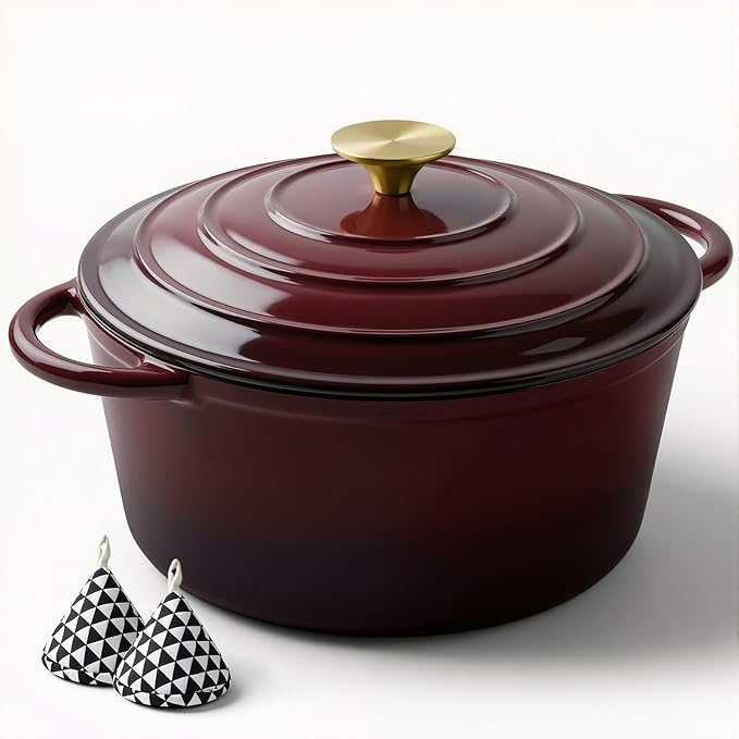 Miereirl 6 Quart Enameled Dutch Oven Pot by Miereirl