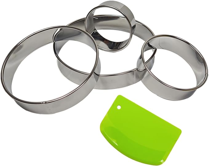 7 Pcs Round Cookie Cutter Set, Baking Tools - Image 4