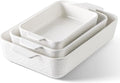 Ceramic Baking Dish Set of 3, Casserole Dishes by IntoYourHouseOntoYourTable