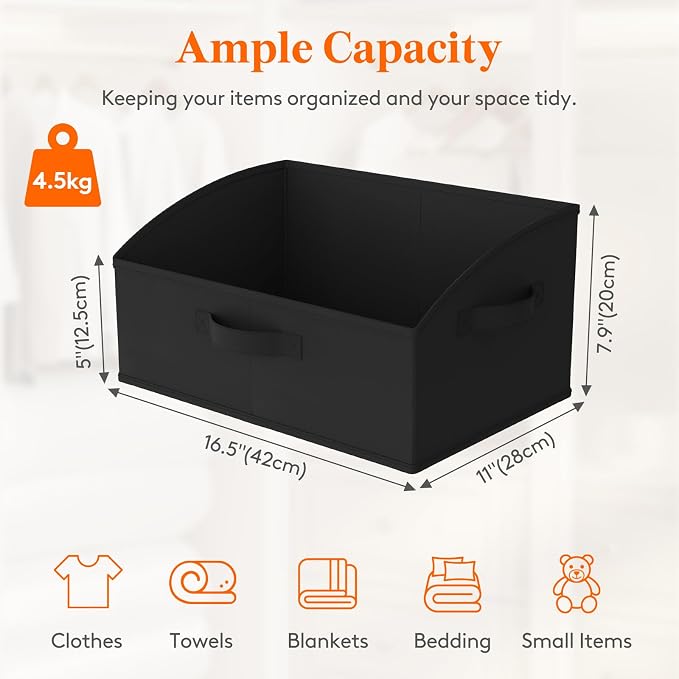 Lifewit Trapezoid Closet Storage Bins - Image 2