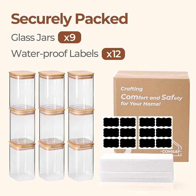ComSaf 1.2 Qt Glass Storage Containers - Image 7